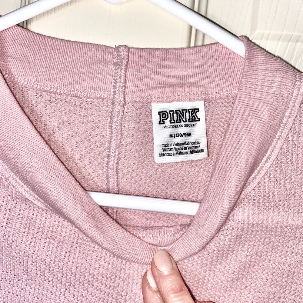 Victoria Secret’s Pink Waffle Thermal PJ Top sz Med